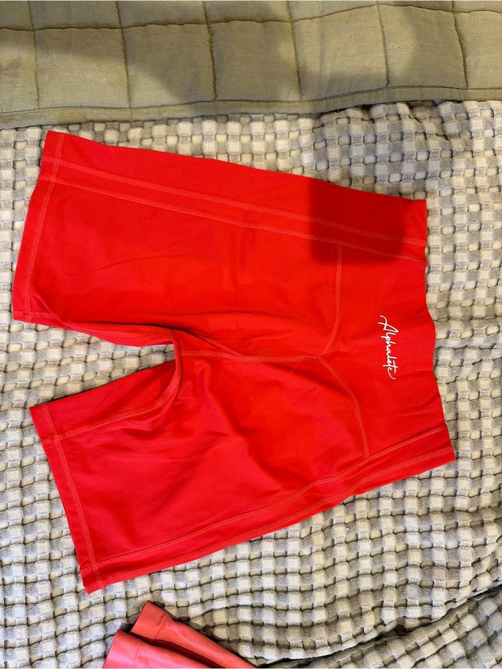 Hot Pink Alphalete Biker Shorts size Medium